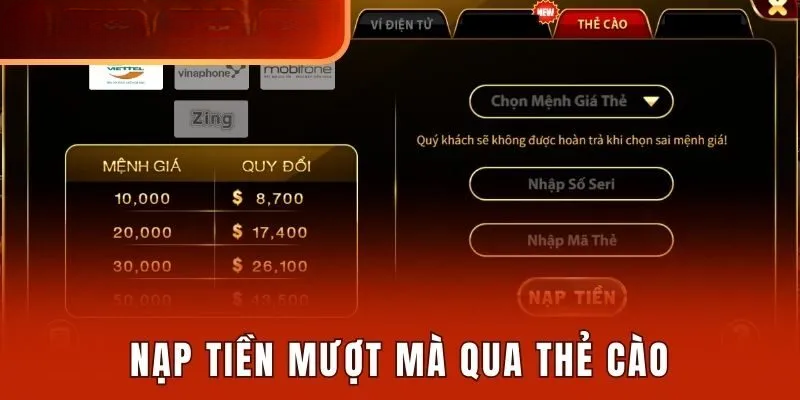 Hướng Dẫn Thao Tác Nạp Tiền 999BET Đảm Bảo Thành Công 100%